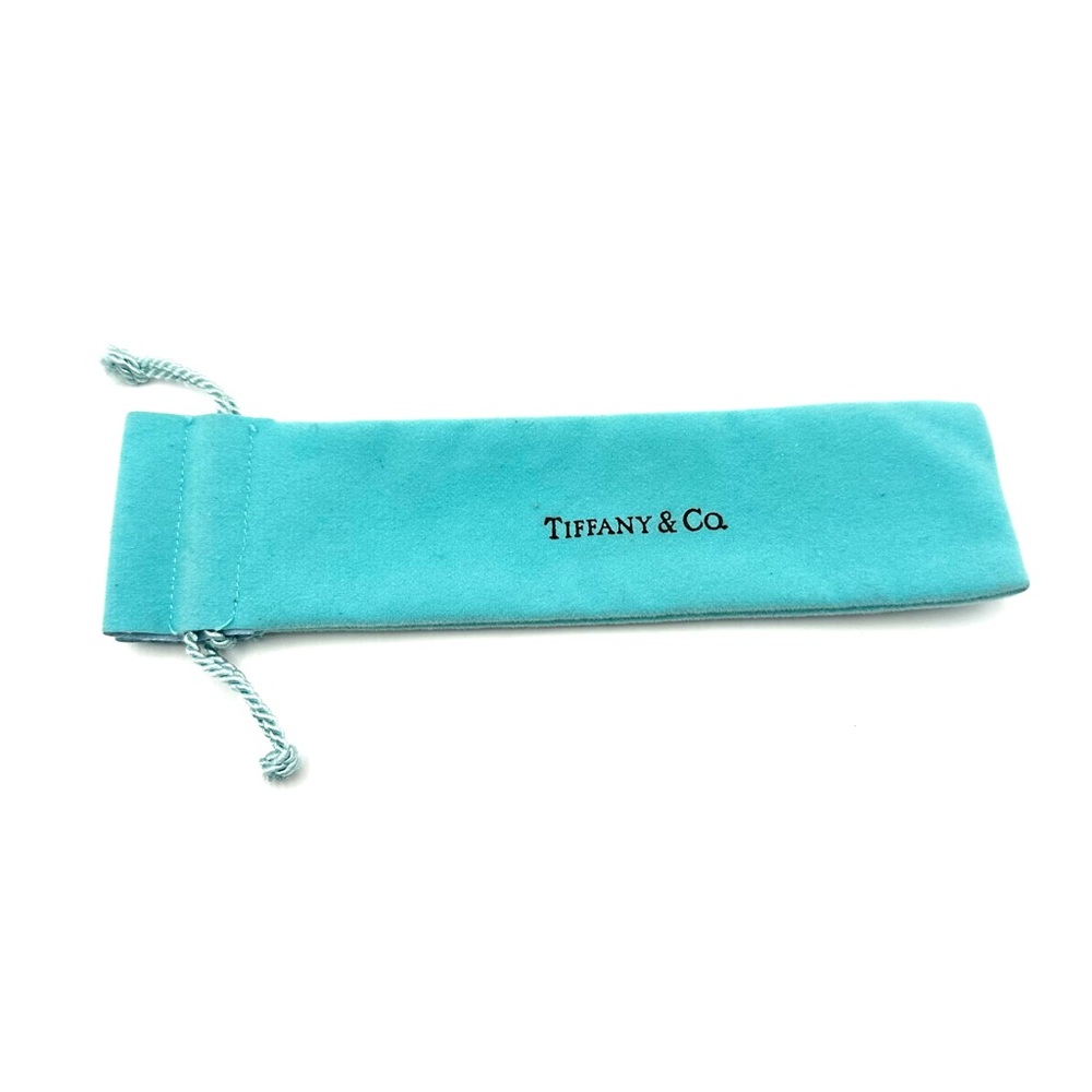 Tiffany & Co Silver & Pink Rose Quartz Twist Bracelet - Picture 9 of 9